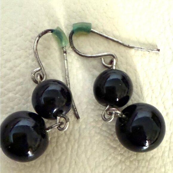 7/10🔥Elegant Black Dangle Earrings - Picture 1 of 2
